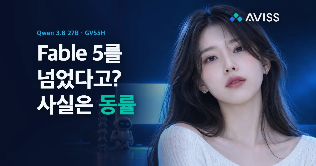 Qwen 3.8 27B 성능: Fable 5 추월이 아니라 동률